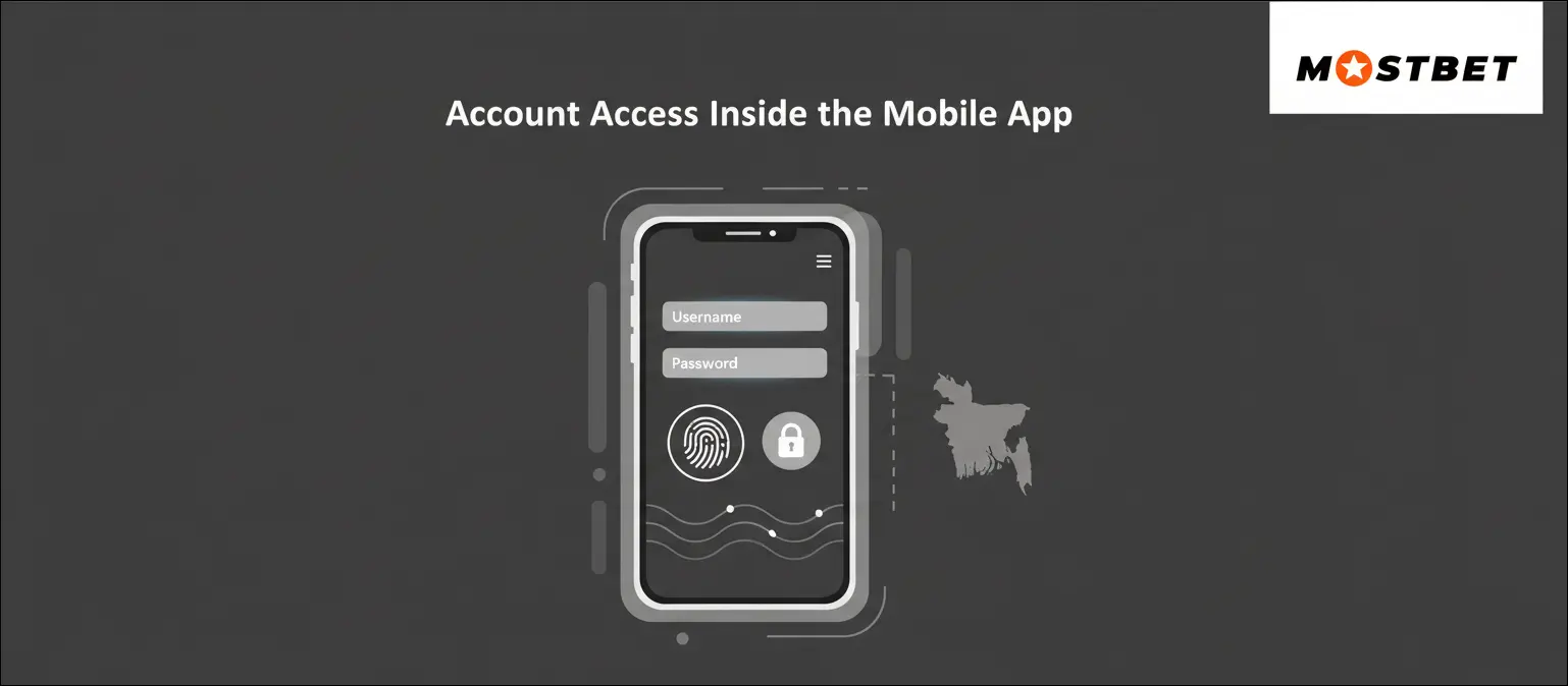 Account Access Inside the Mobile App